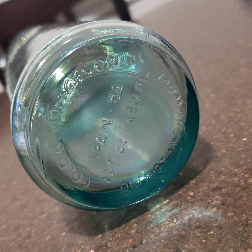 Starbucks Iridescent Recycled Glass Water Bottle 20 Fl Oz  - Picture 2 of 3